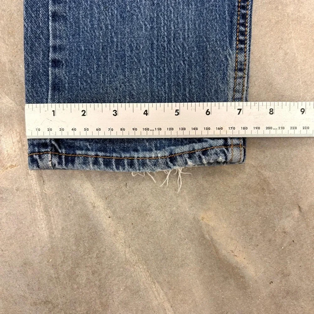 Levi's 505 Dark Wash Straight Leg Jean Denim